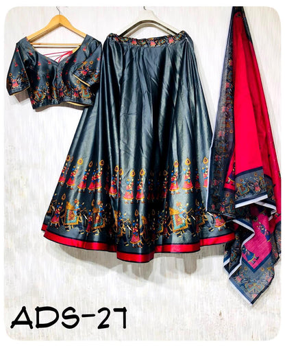 Party Wear Navratri Digital Print Lehenga Choli Anant Tex Exports Private Limited