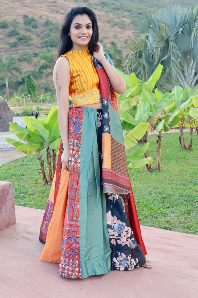 Party Wear Navratri Digital Print Lehenga Choli Anant Tex Exports Private Limited