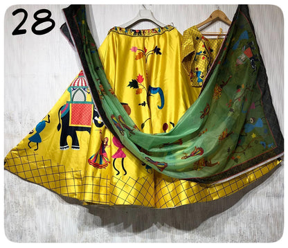 Party Wear Navratri Digital Print Lehenga Choli Anant Tex Exports Private Limited