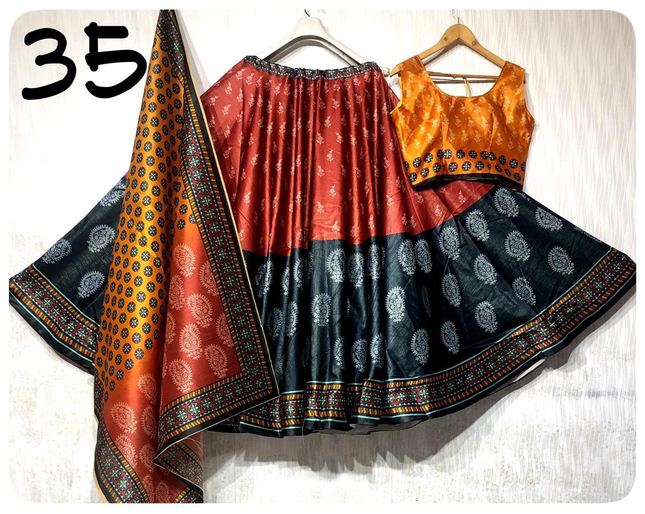 Party Wear Navratri Digital Print Lehenga Choli Anant Tex Exports Private Limited