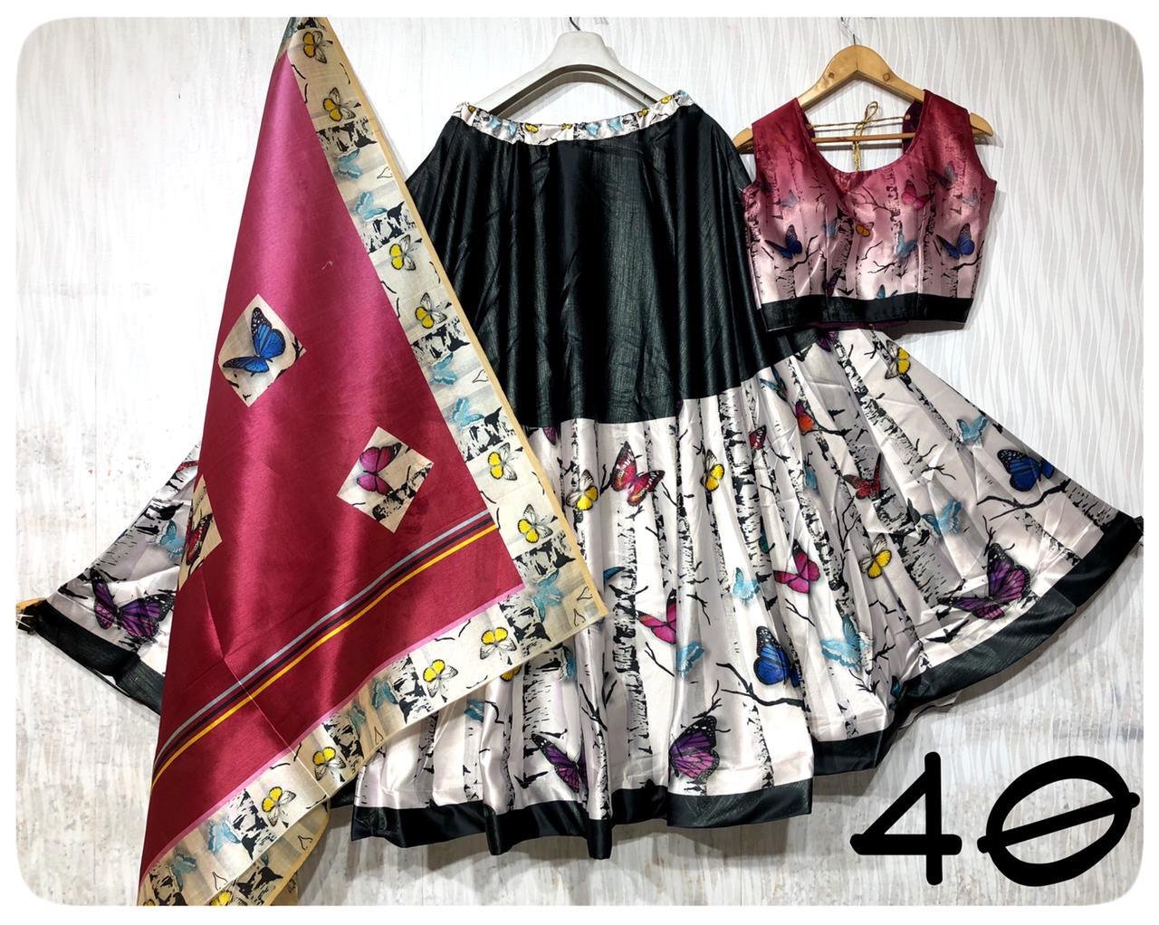 Party Wear Navratri Digital Print Lehenga Choli Anant Tex Exports Private Limited