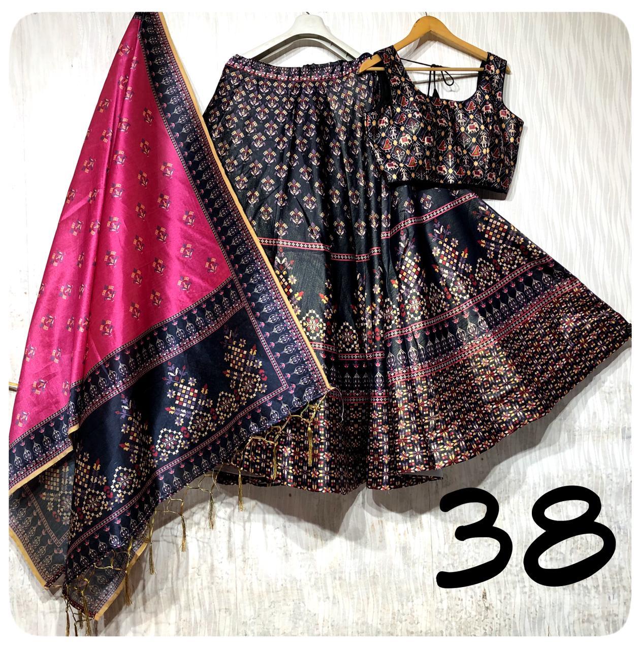 Party Wear Navratri Digital Print Lehenga Choli Anant Tex Exports Private Limited