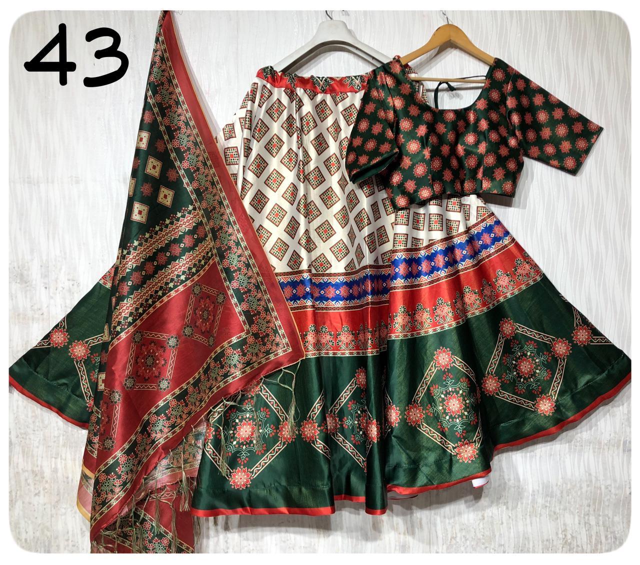 Party Wear Navratri Digital Print Lehenga Choli Anant Tex Exports Private Limited