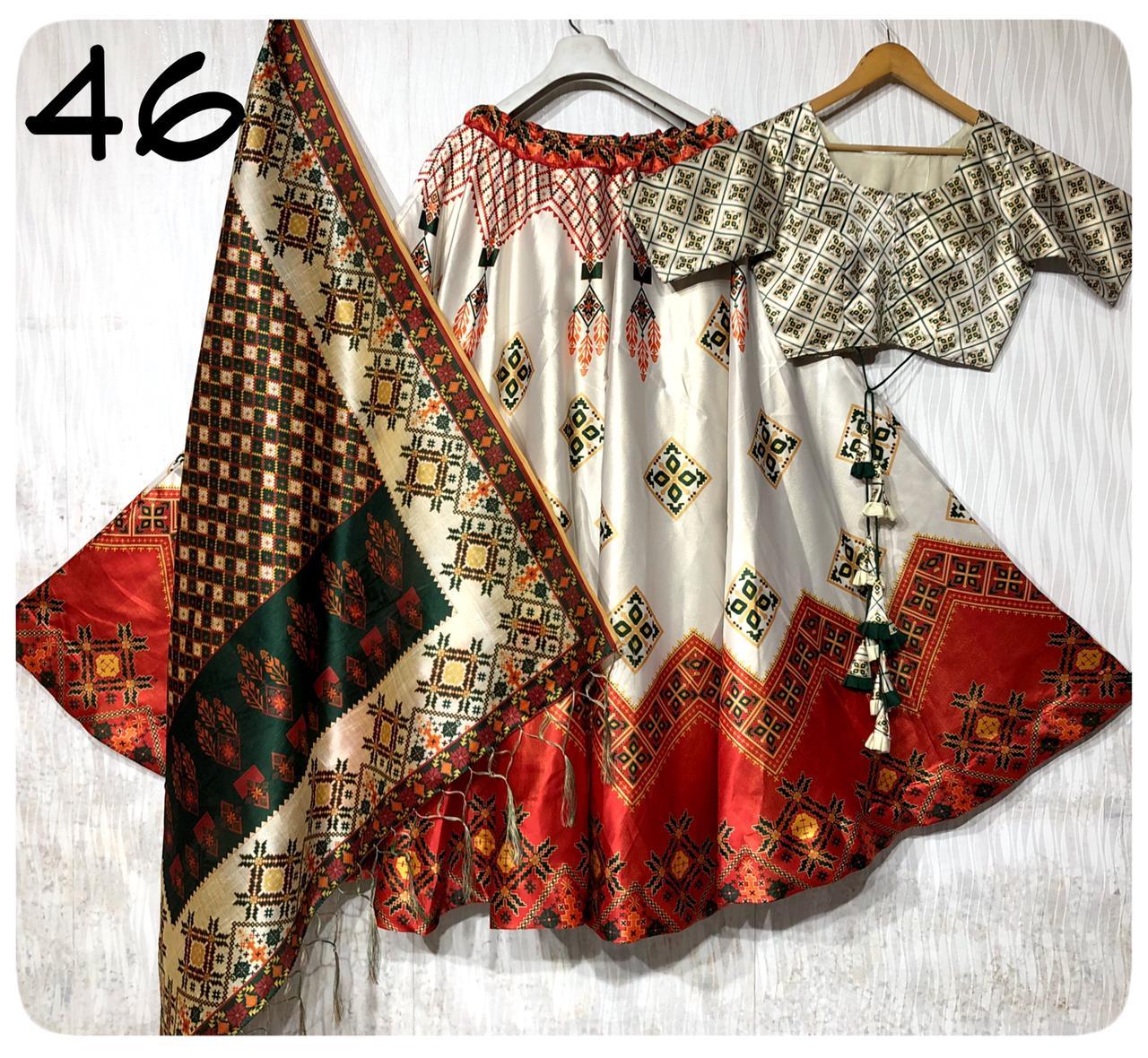 Party Wear Navratri Digital Print Lehenga Choli Anant Tex Exports Private Limited