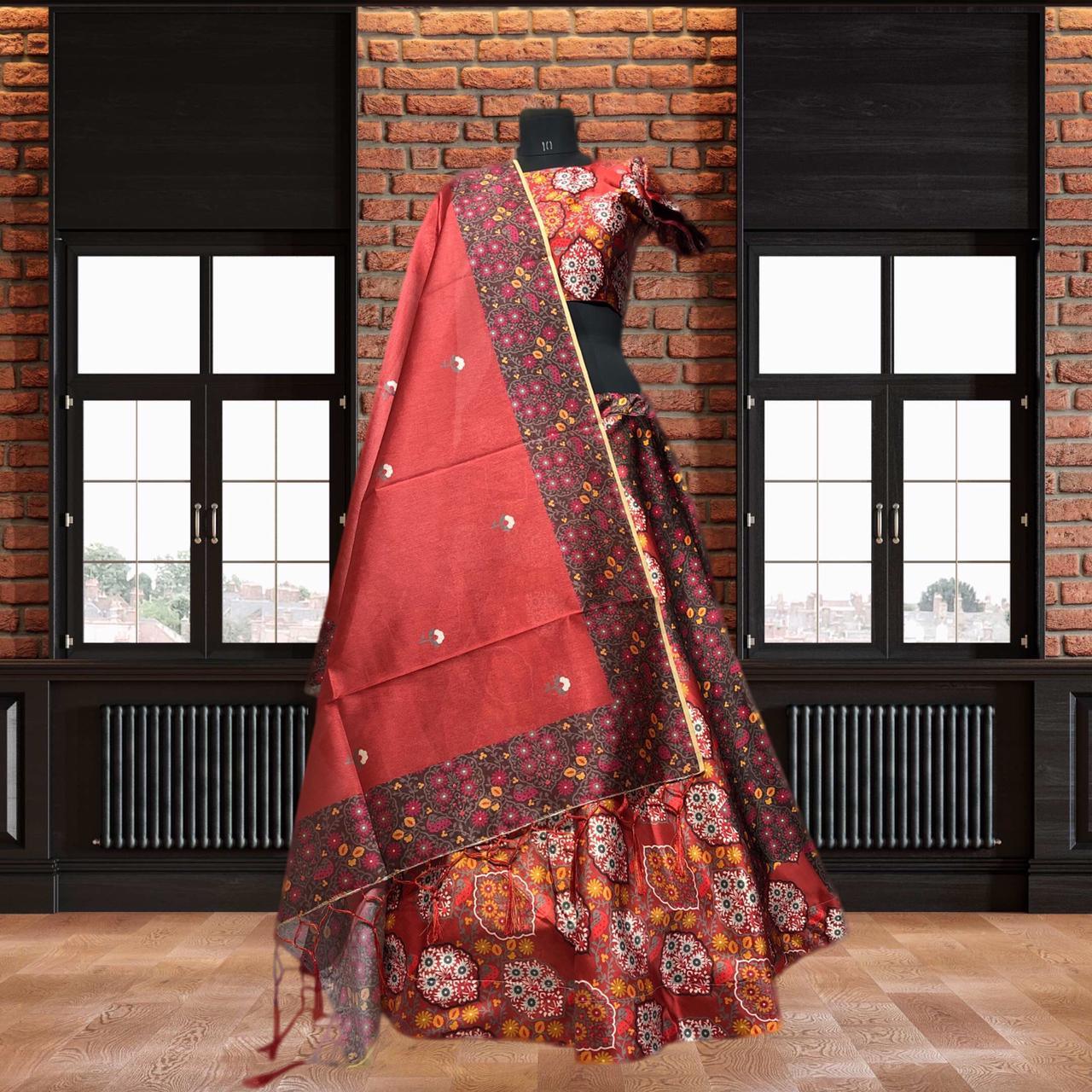 Party Wear Navratri Digital Print Lehenga Choli Anant Tex Exports Private Limited