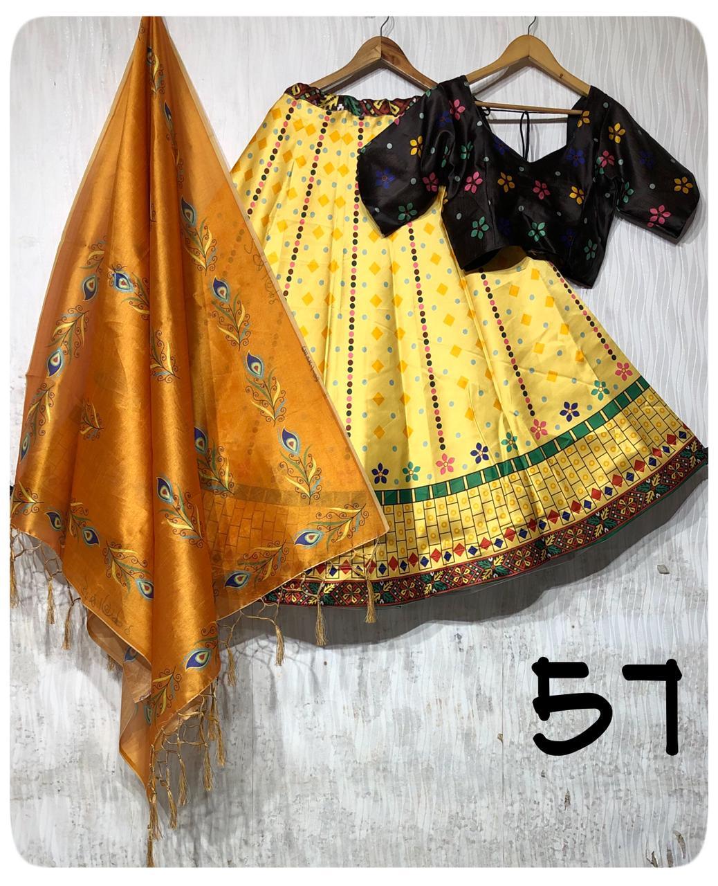 Party Wear Navratri Digital Print Lehenga Choli Anant Tex Exports Private Limited