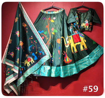 Party Wear Navratri Digital Print Lehenga Choli Anant Tex Exports Private Limited
