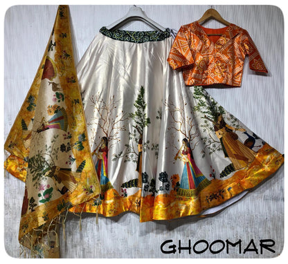 Party Wear Navratri Digital Print Lehenga Choli Anant Tex Exports Private Limited