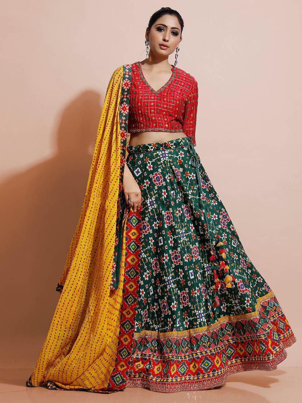 Party Wear Navratri Digital Print Lehenga Choli Anant Tex Exports Private Limited