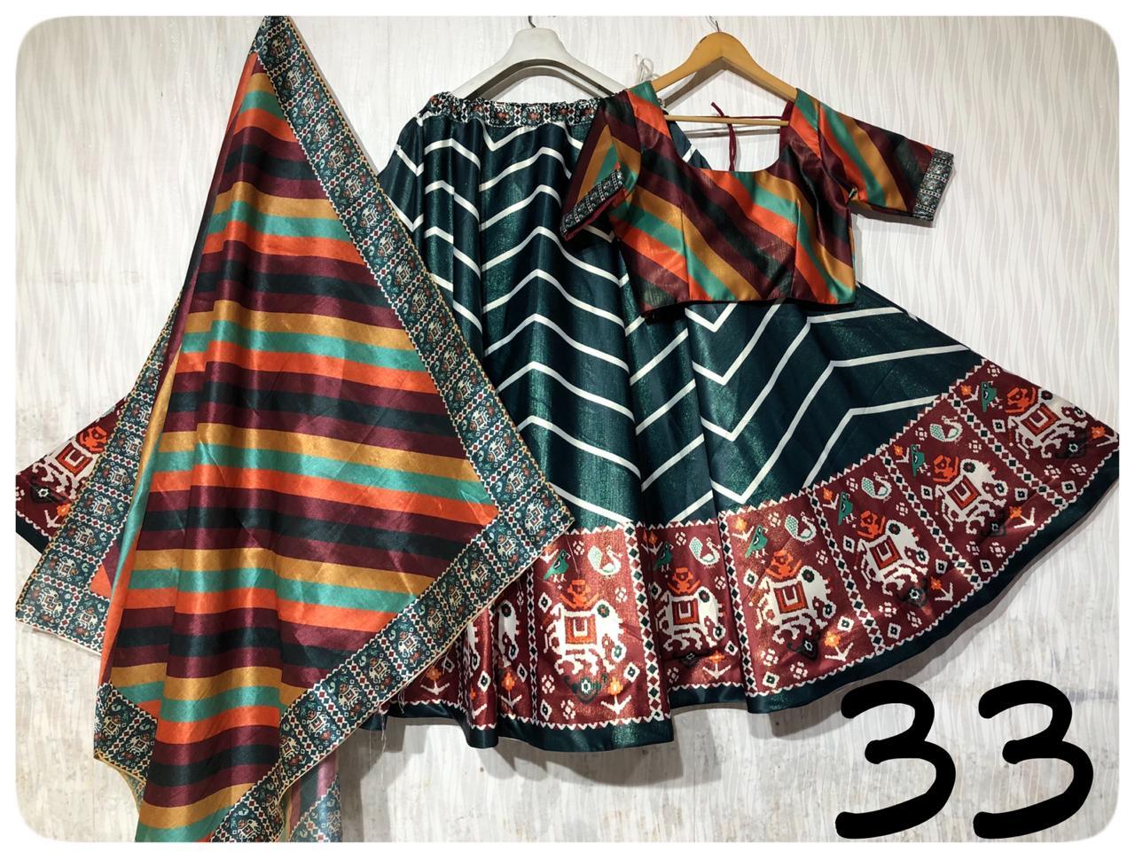 Party Wear Navratri Digital Print Lehenga Choli Anant Tex Exports Private Limited