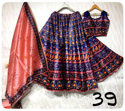 Party Wear Navratri Digital Print Lehenga Choli Anant Tex Exports Private Limited