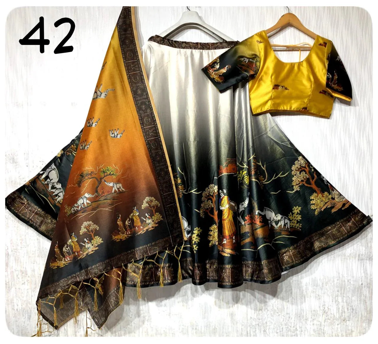 Party Wear Navratri Digital Print Lehenga Choli Anant Tex Exports Private Limited