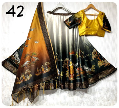 Party Wear Navratri Digital Print Lehenga Choli Anant Tex Exports Private Limited