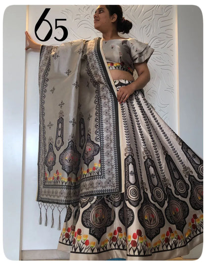Party Wear Navratri Digital Print Lehenga Choli Anant Tex Exports Private Limited