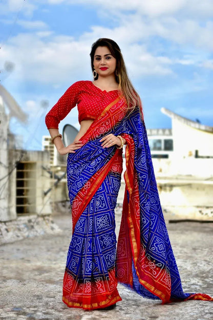 Beautiful Party Wear Bandhani Saree Manjri Vol-2 Anant Tex Exports Private Limited