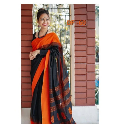 Soft Chandreri Cotton &amp; Digital Print Saree Anant Tex Exports Private Limited