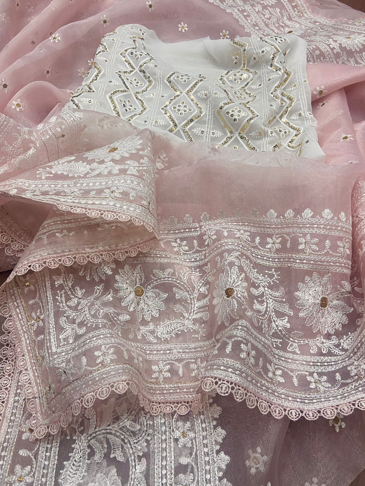 Pure Orgenza Chicken Saree Anant Tex Exports Private Limited