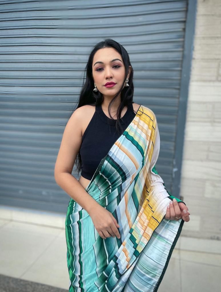 Pleating saree Anant Tex Exports Private Limited