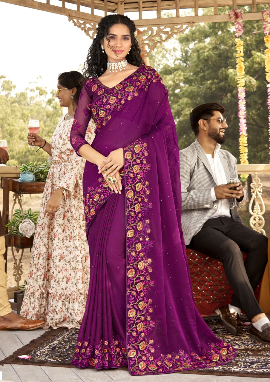 Nagma Chiffon Saree Anant Tex Exports Private Limited