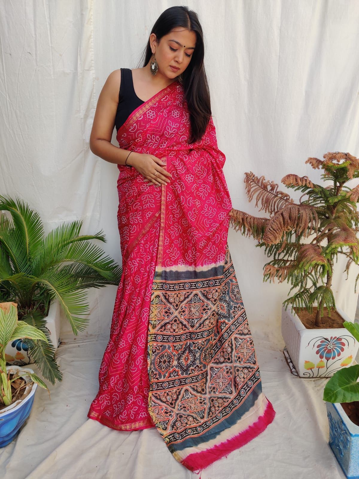 PAVITRA -AJRAKH SILK SAREE Anant Tex Exports Private Limited