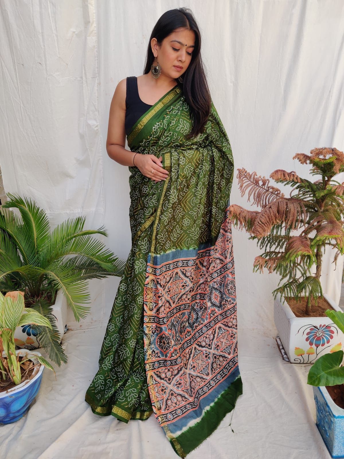 PAVITRA -AJRAKH SILK SAREE Anant Tex Exports Private Limited