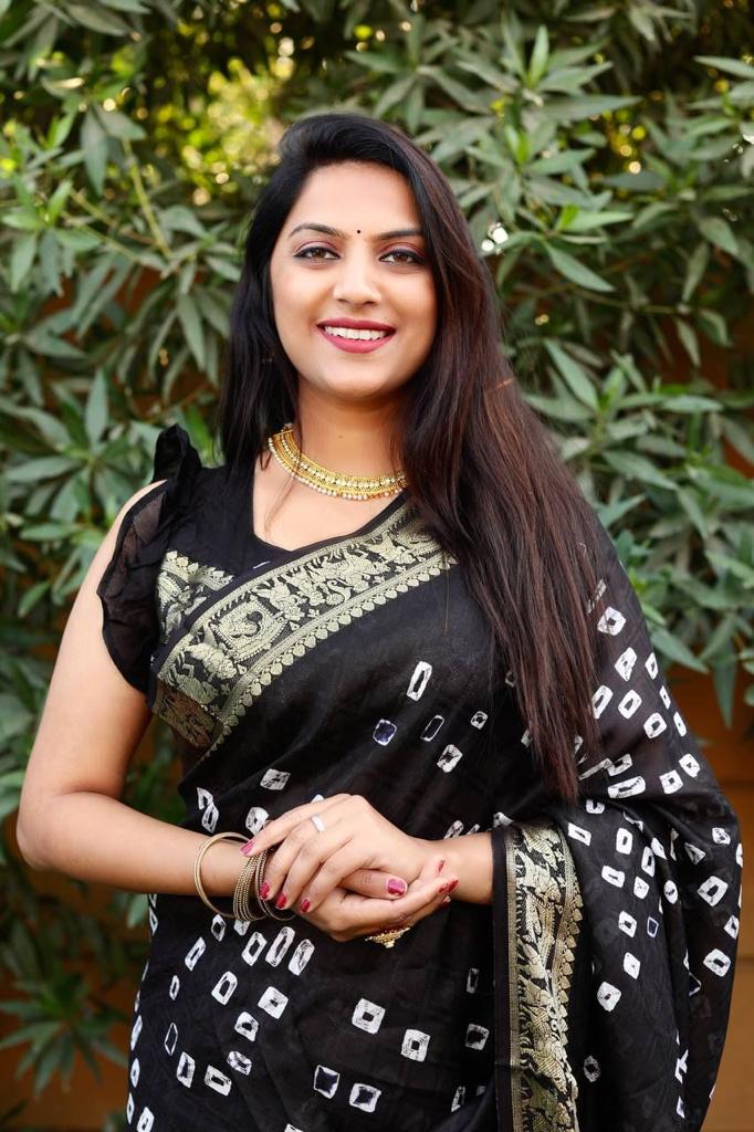 Pure Bandhej Silk Saree Anant Tex Exports Private Limited