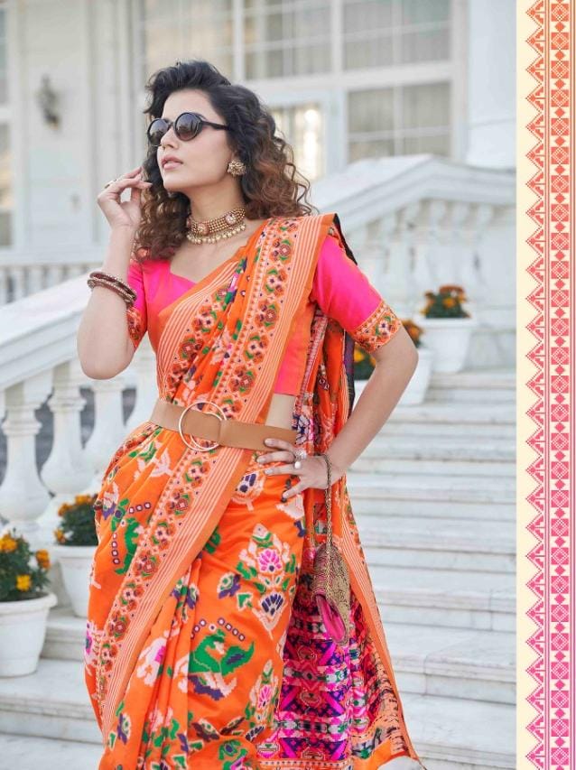 BANARASI SILK PATOLA VOL. 6 SAREE Anant Tex Exports Private Limited