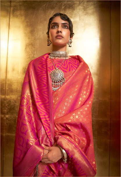 RAJTEX KAZAH SILK IKKAT BORDER SAREE Anant Tex Exports Private Limited