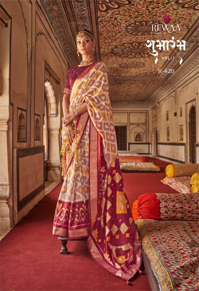 REWAA SHUBHARAMBH SAREE Anant Tex Exports Private Limited