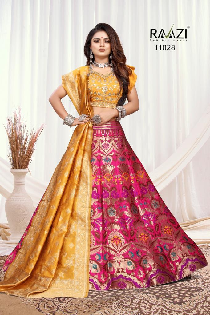 Rama Raazi 11026 To 11035 Banarasi Lehenga Anant Tex Exports Private Limited