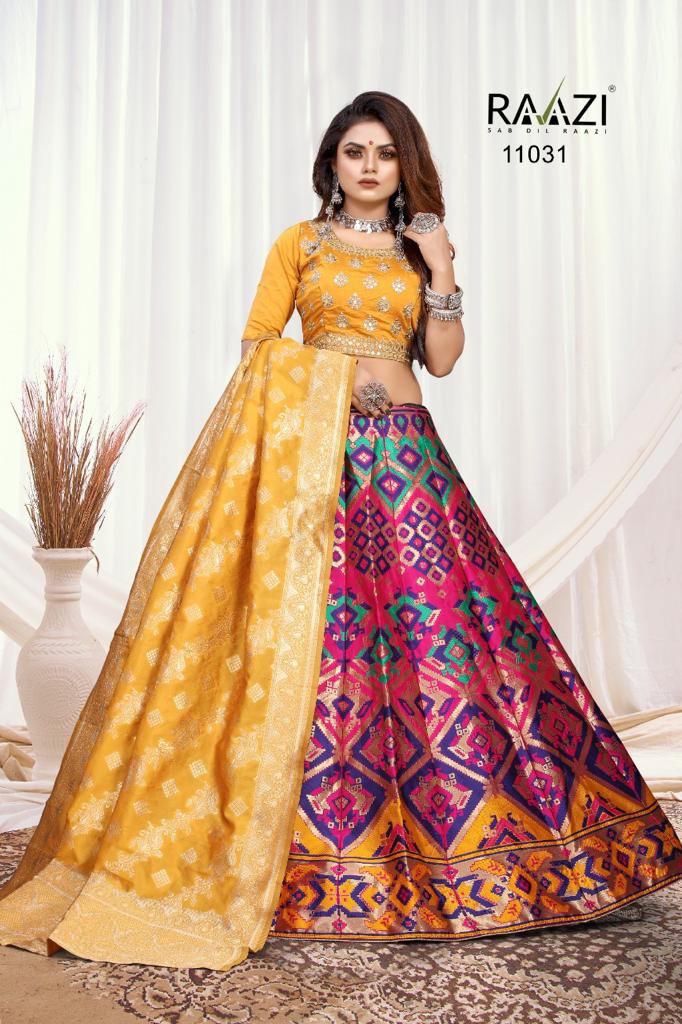 Rama Raazi 11026 To 11035 Banarasi Lehenga Anant Tex Exports Private Limited