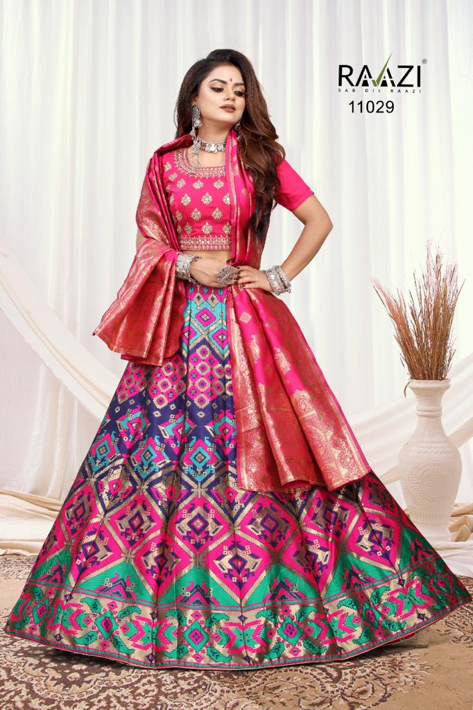 Rama Raazi 11026 To 11035 Banarasi Lehenga Anant Tex Exports Private Limited