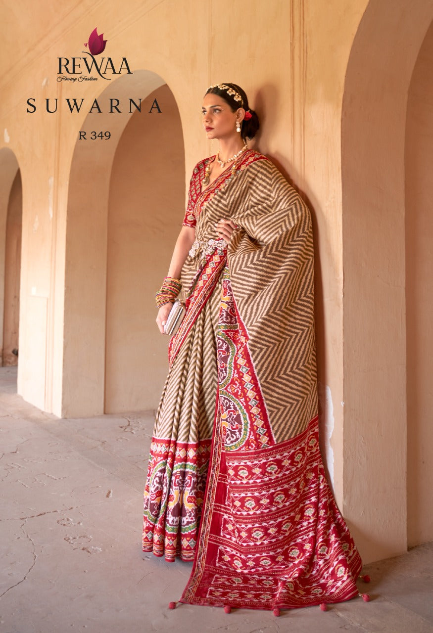 REWAA SUVARNA PATOLA SILK SAREE Anant Tex Exports Private Limited