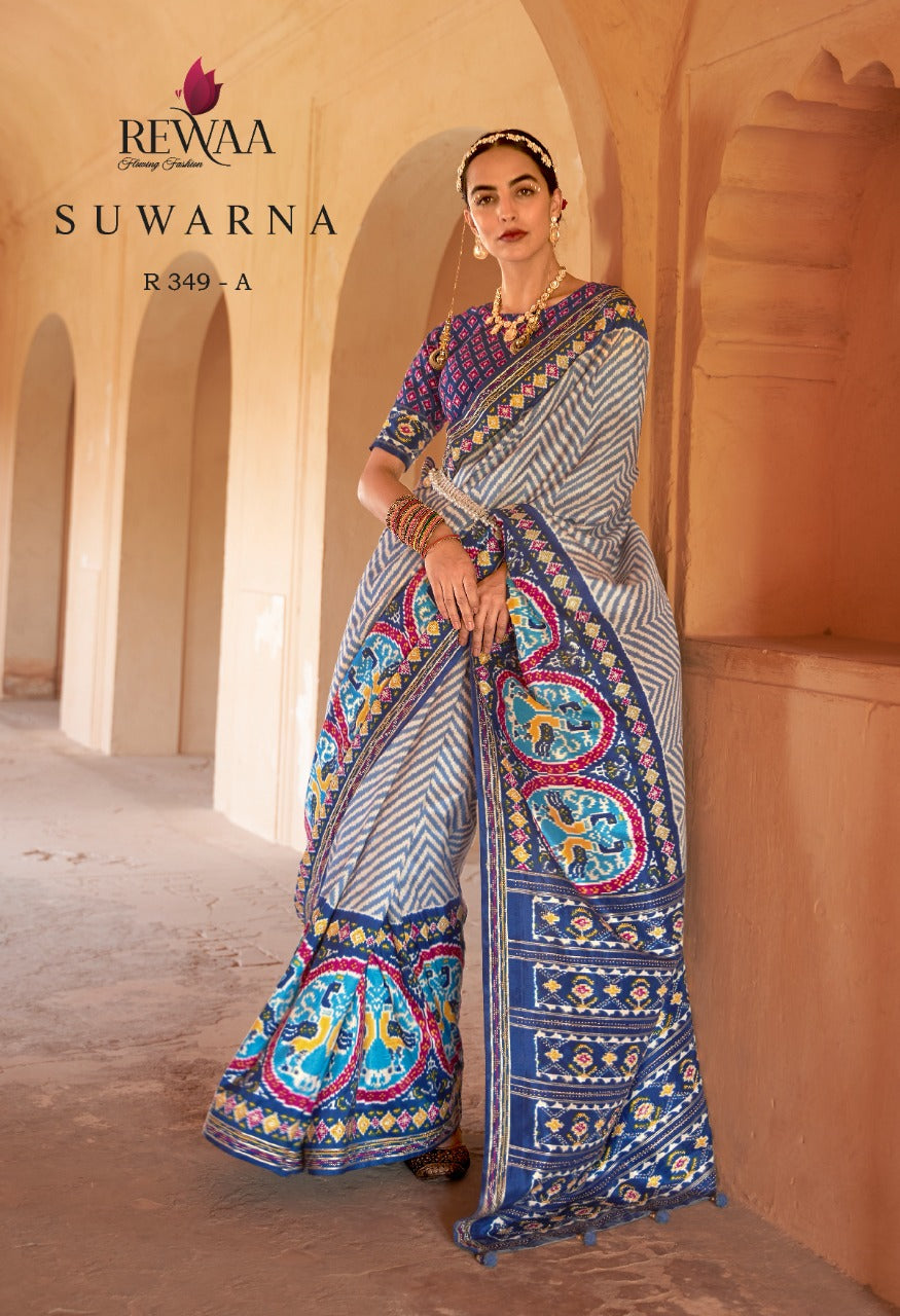 REWAA SUVARNA PATOLA SILK SAREE Anant Tex Exports Private Limited
