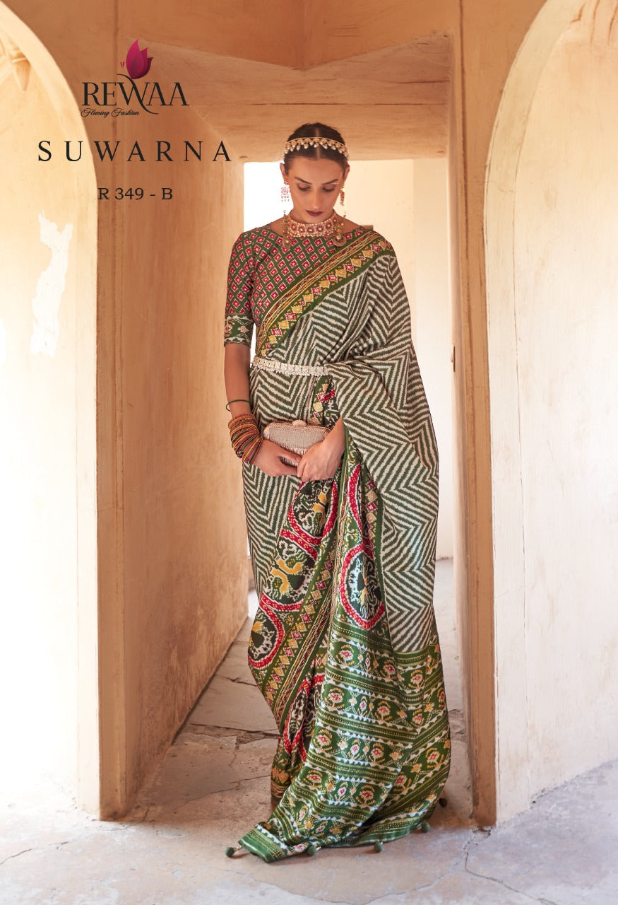 REWAA SUVARNA PATOLA SILK SAREE Anant Tex Exports Private Limited