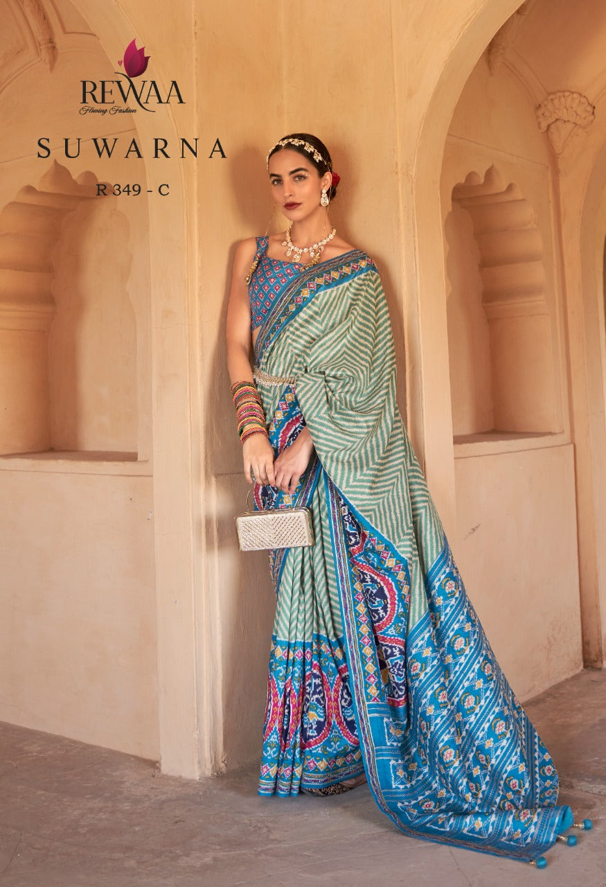 REWAA SUVARNA PATOLA SILK SAREE Anant Tex Exports Private Limited