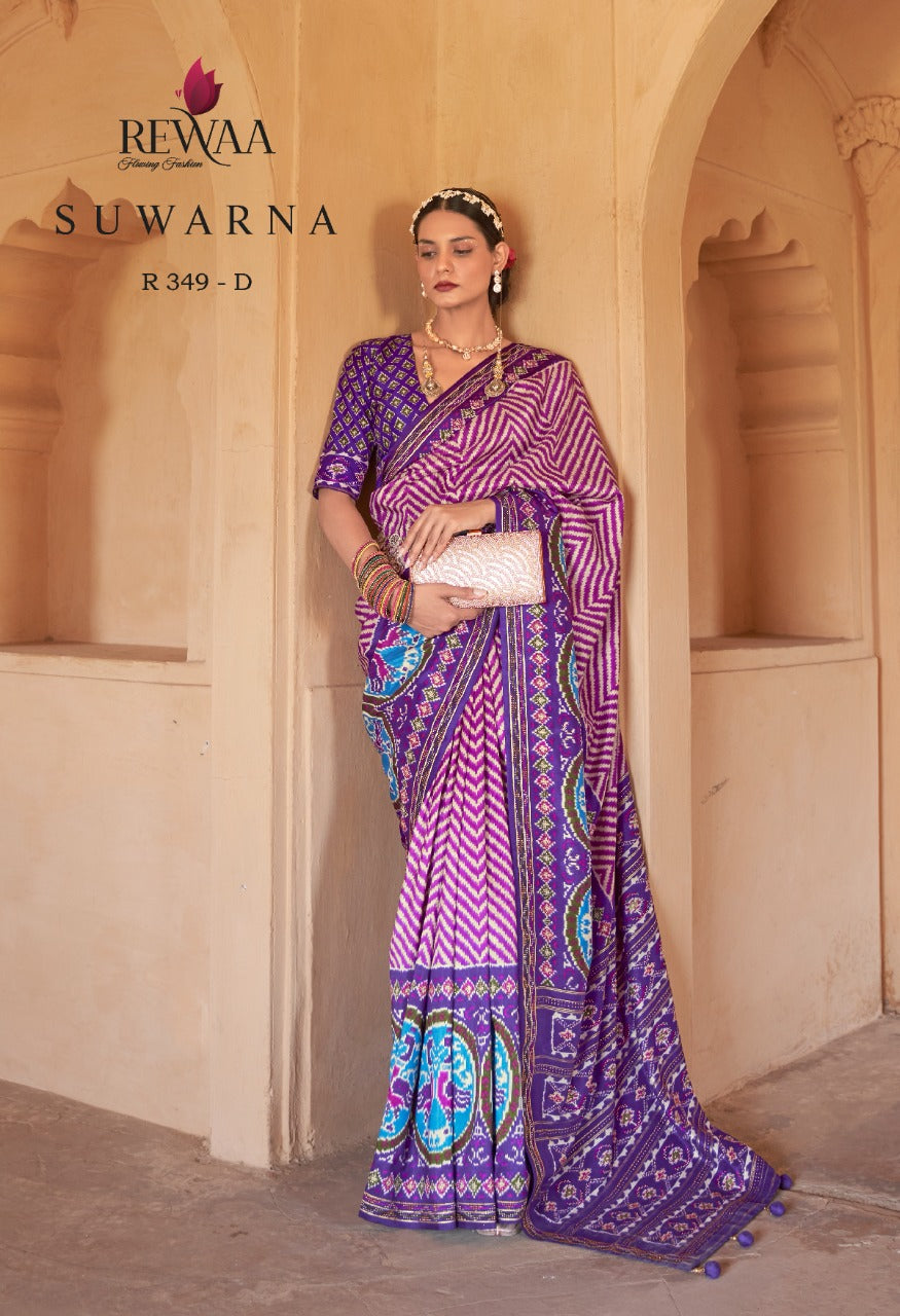 REWAA SUVARNA PATOLA SILK SAREE Anant Tex Exports Private Limited