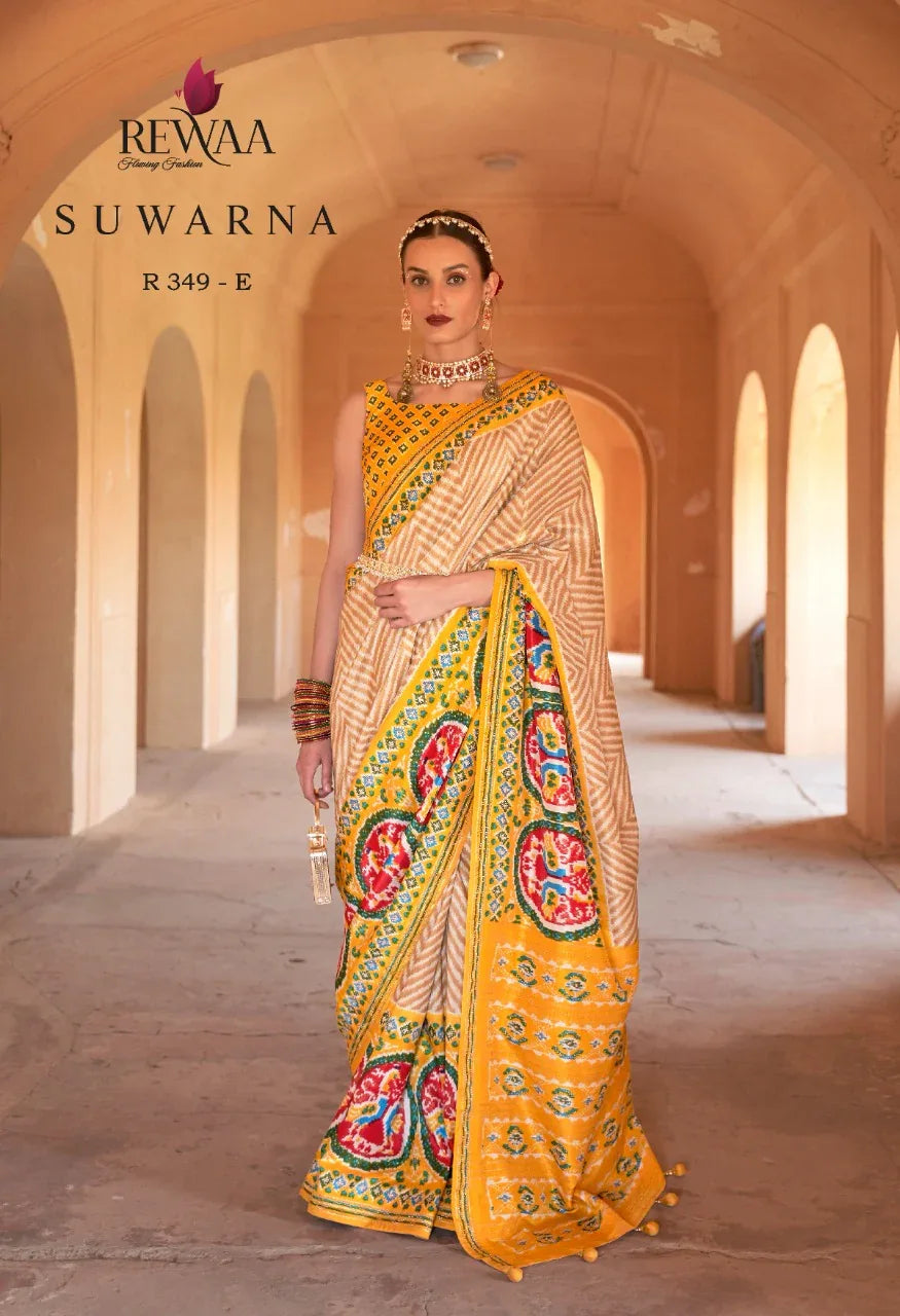 REWAA SUVARNA PATOLA SILK SAREE Anant Tex Exports Private Limited