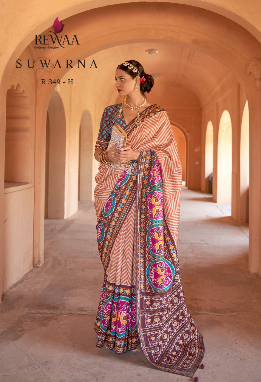 REWAA SUVARNA PATOLA SILK SAREE Anant Tex Exports Private Limited