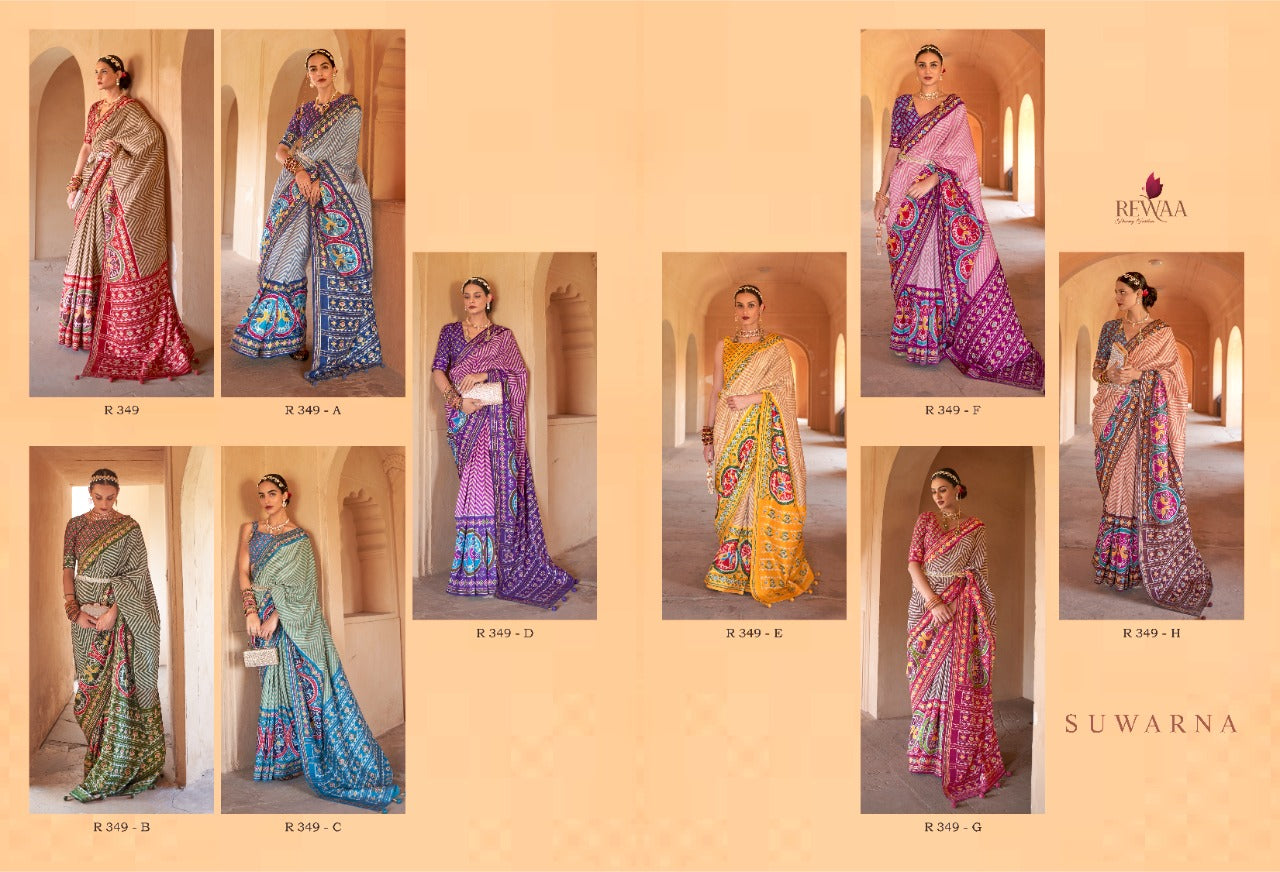 REWAA SUVARNA PATOLA SILK SAREE Anant Tex Exports Private Limited