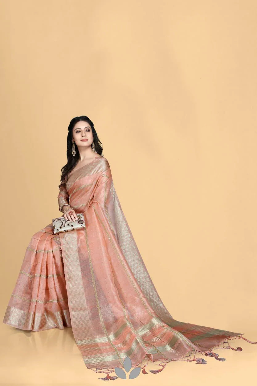 Pure Cheeze Soft Silk Blend Saree Anant Tex Exports Private Limited