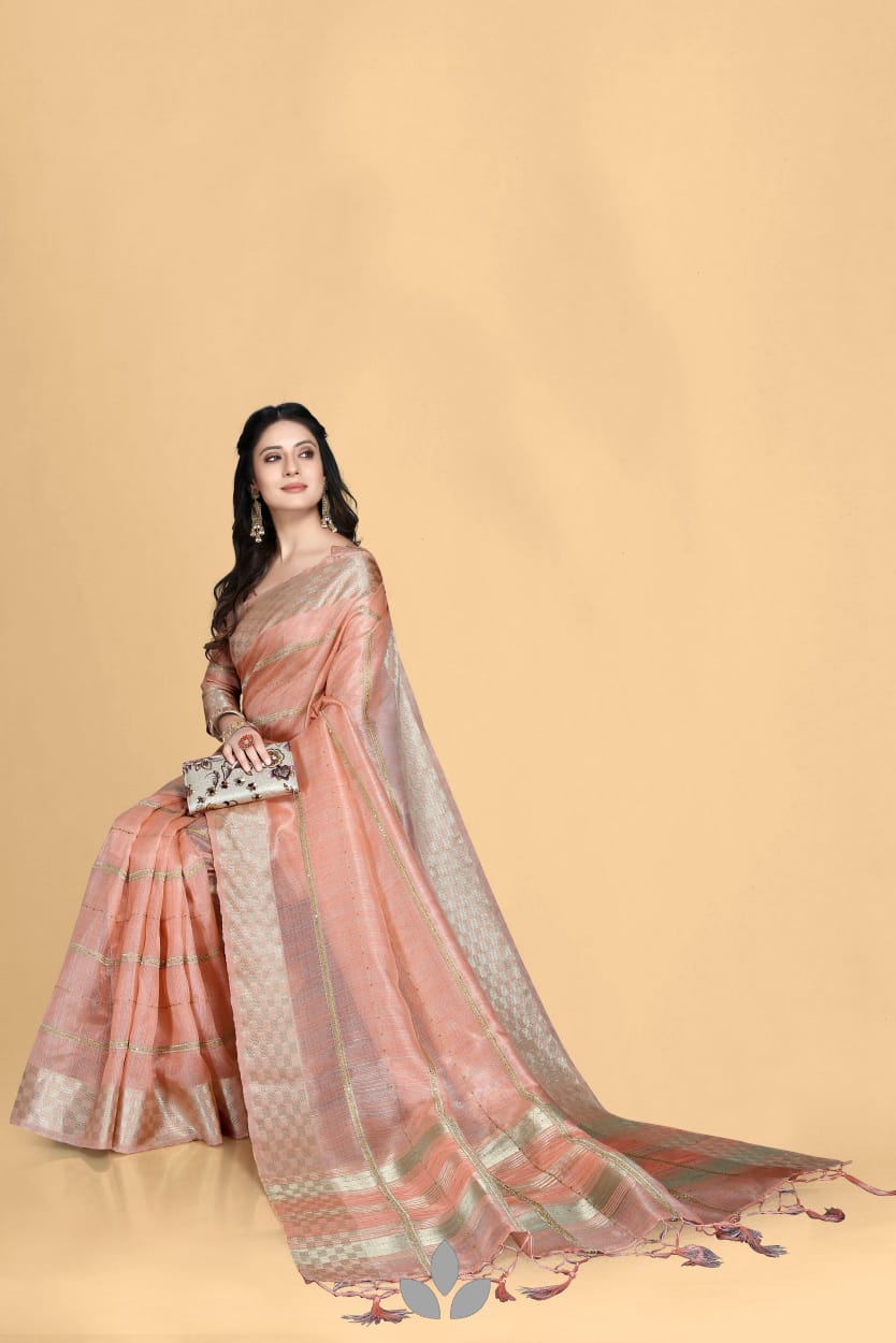 Pure Cheeze Soft Silk Blend Saree Anant Tex Exports Private Limited