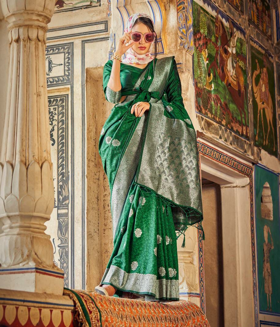 Rajpath Alberry Sattin Festive Wear Weaving Saree Collection Anant Tex Exports Private Limited