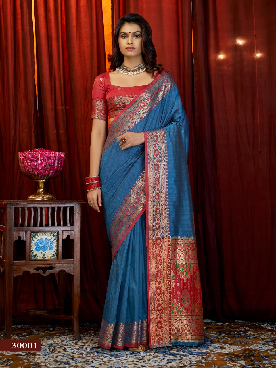 Rajyog Aaliya Silk Series 30001-30006 Gala Tussar Silk Saree Anant Tex Exports Private Limited