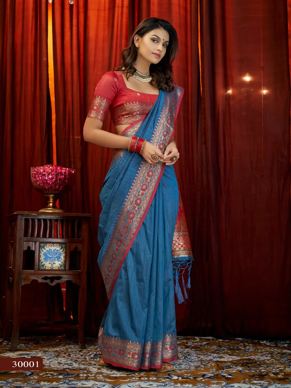 Rajyog Aaliya Silk Series 30001-30006 Gala Tussar Silk Saree Anant Tex Exports Private Limited