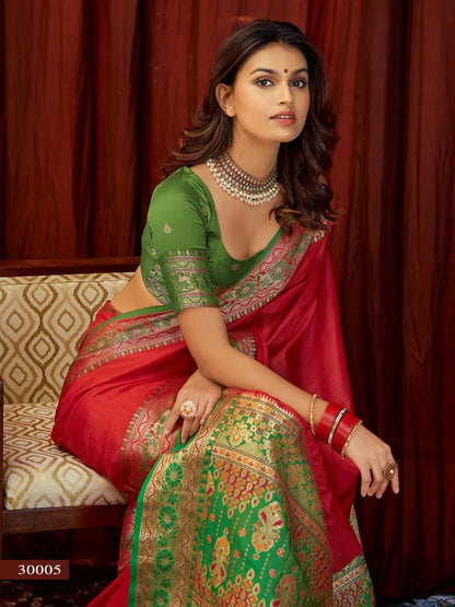 Rajyog Aaliya Silk Series 30001-30006 Gala Tussar Silk Saree Anant Tex Exports Private Limited