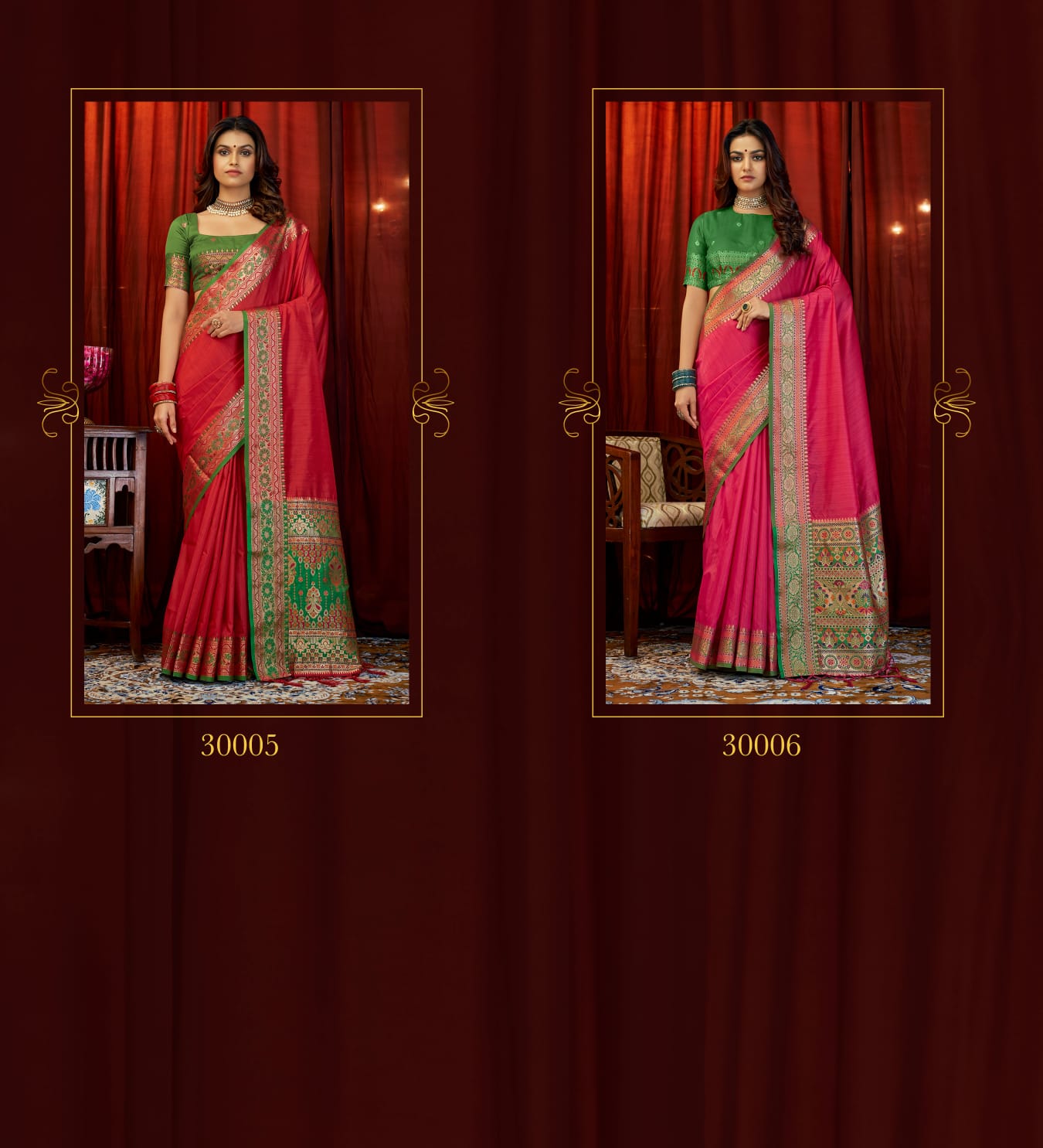 Rajyog Aaliya Silk Series 30001-30006 Gala Tussar Silk Saree Anant Tex Exports Private Limited