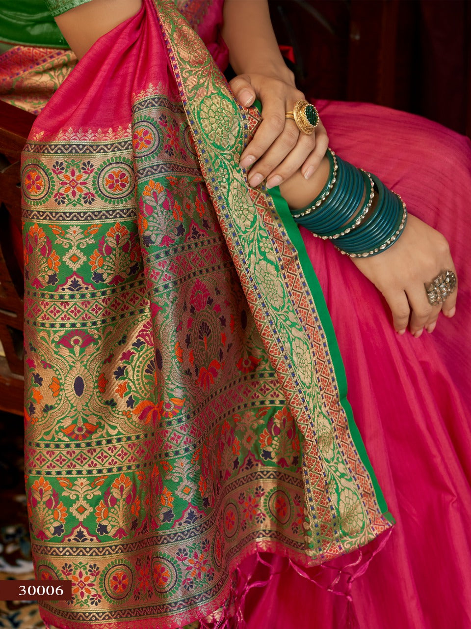 Rajyog Aaliya Silk Series 30001-30006 Gala Tussar Silk Saree Anant Tex Exports Private Limited