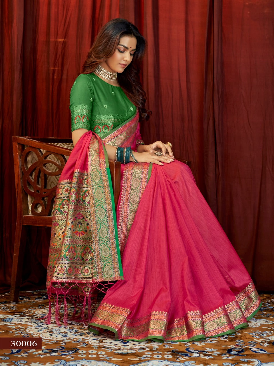 Rajyog Aaliya Silk Series 30001-30006 Gala Tussar Silk Saree Anant Tex Exports Private Limited