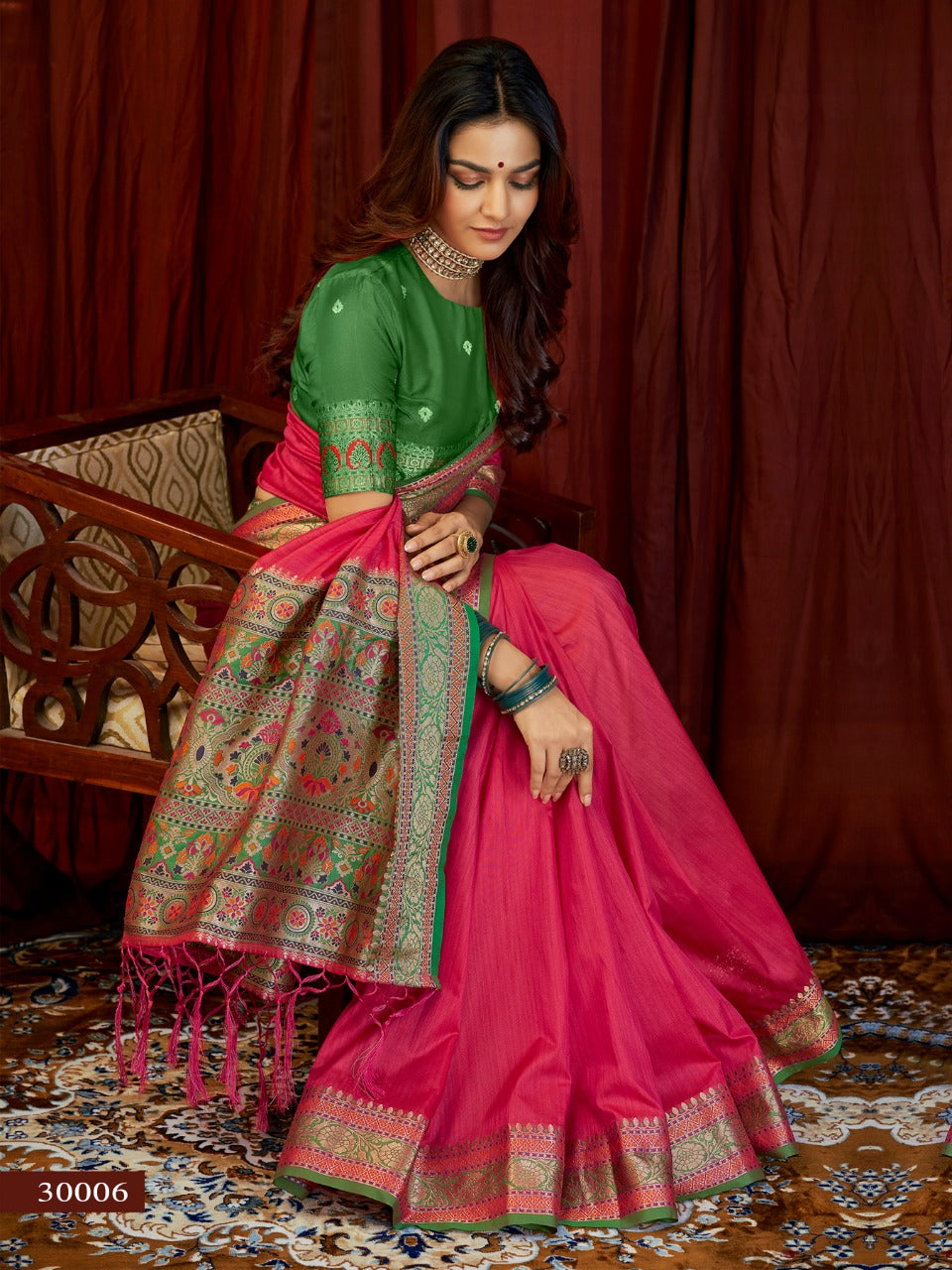 Rajyog Aaliya Silk Series 30001-30006 Gala Tussar Silk Saree Anant Tex Exports Private Limited